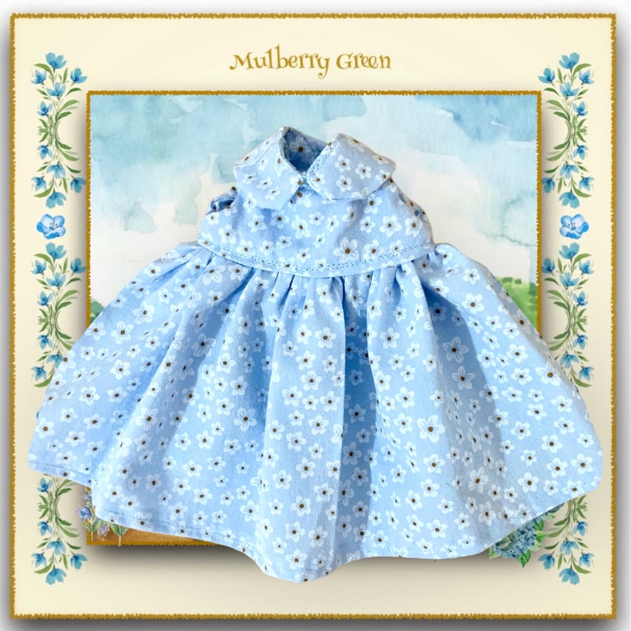 Pretty Blue Floral Dress