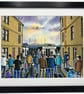 East Stirlingshire, Framed & Unframed Art Print, Football Club FC, Stadium Gift - Image 1