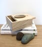 WOODEN TRINKET BOX EMBELLISHED WITH CERAMIC HANDLE FEATURING STANDING STONES - Image 7