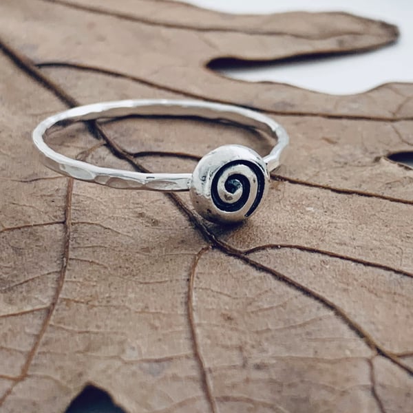 Recycled Handmade Sterling Silver Stacking Rings, Handmade in Scotland