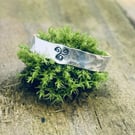 Recycled Sterling Silver Handmade Triskele Ring