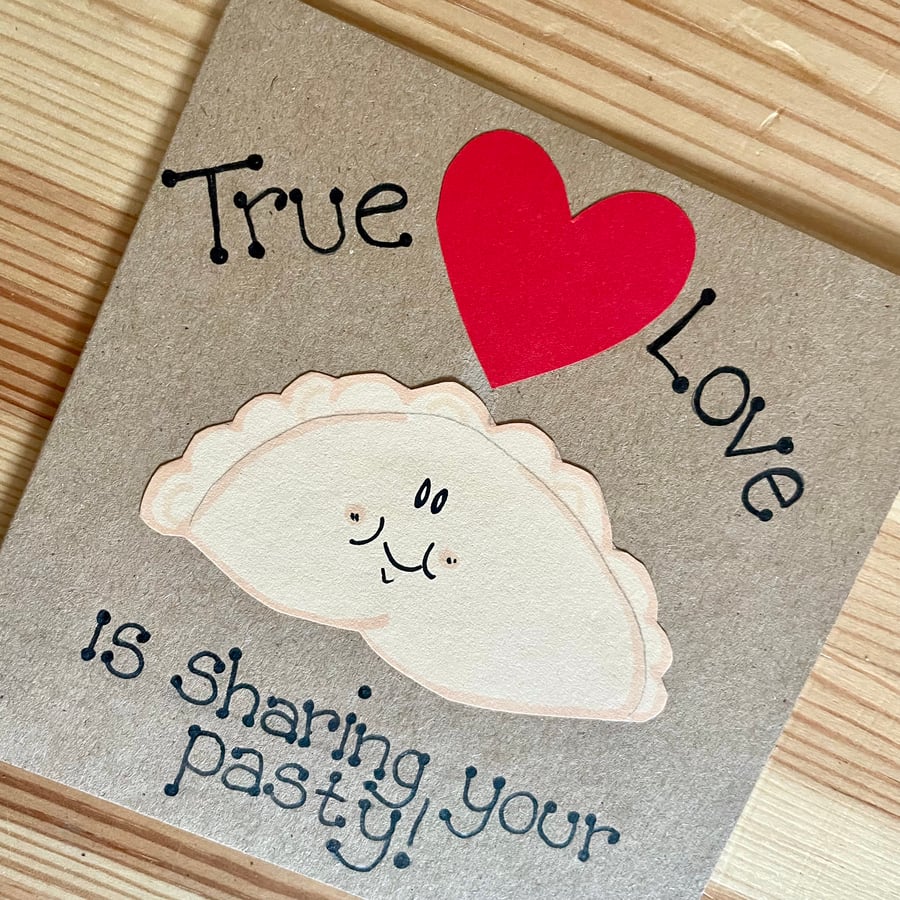 True love Pasty card