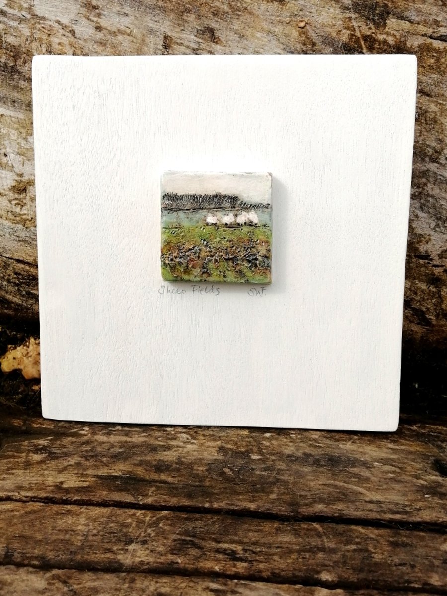 Sheep Fields Wall Art  3 of 3