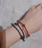 copper wire chain bracelet natural gemstones pearls - Image 2