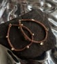 copper wire chain bracelet natural gemstones pearls - Image 5