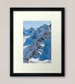 French Alps Mont Vallon Meribel Mottaret France Photograph Print - Image 4