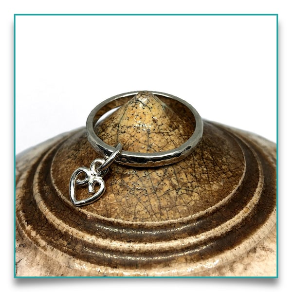 Sterling Silver Celtic Charm Ring