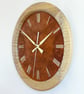 Designer made Wooden Wall Clock with a Burr Madrone Dial & Inlaid Sycamore Bezel - Image 6