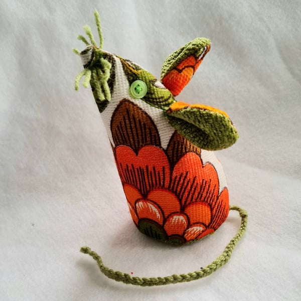 Faux mouse fabric animal doll Carnaby the mouse