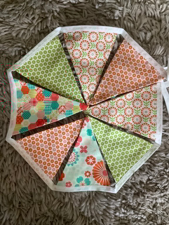 Retro style bunting