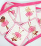 Black Ballerina bunting and card 18FF - Image 2