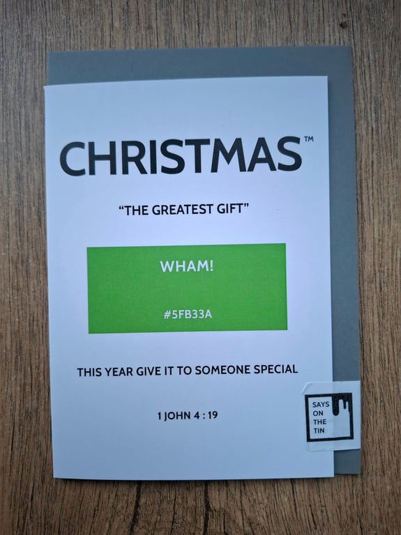 WHAM Christmas Card  - The Season's Reason Collection