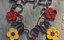 Crochet Flower Garland Bunting