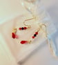 Swarovski Ruby Red Teardrop Earrings - Handmade In Devon - Image 10