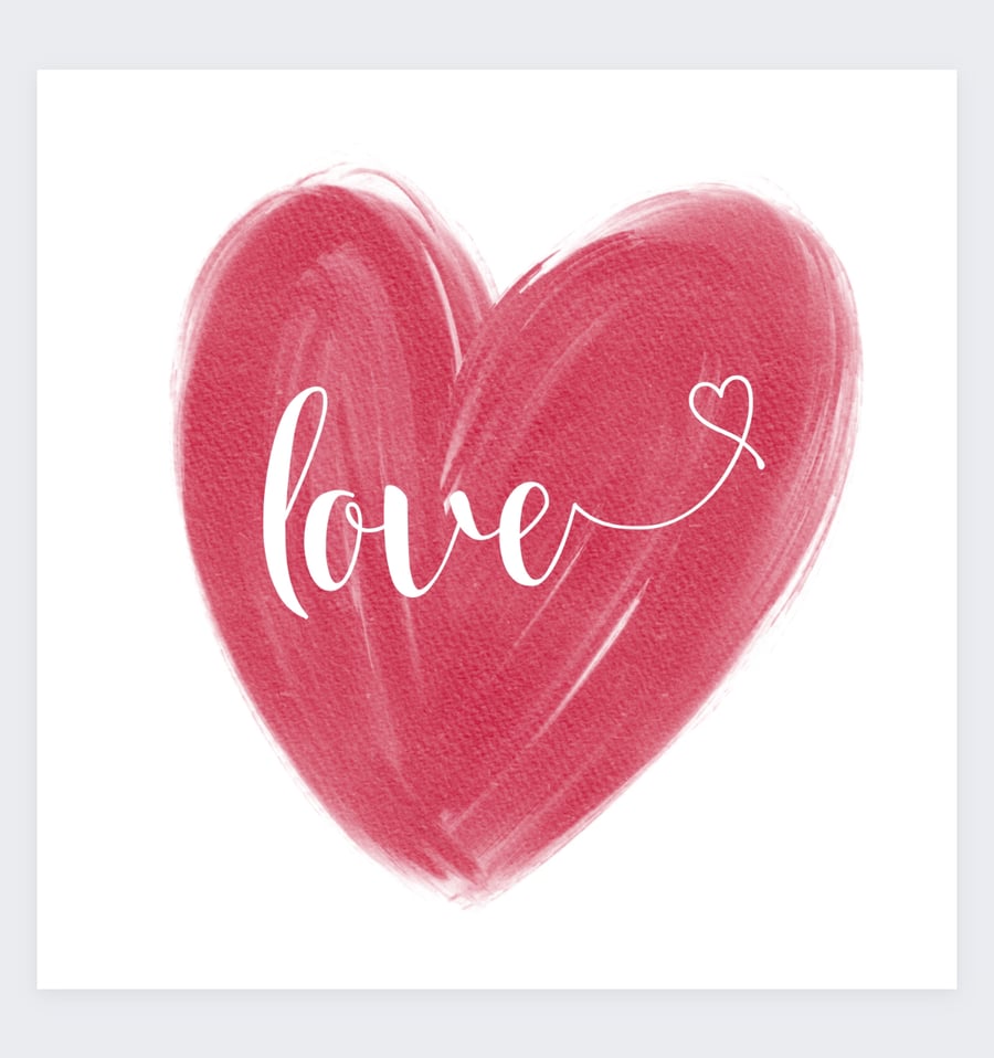 Valentines Card - Love Card