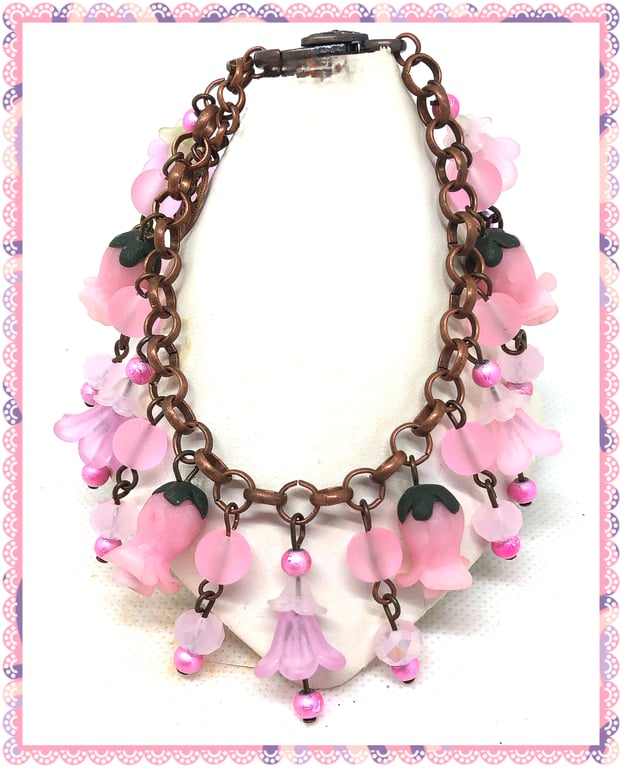 SALE OOAK Rosebud bracelet