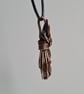 Multicoloured Natural Labradorite Copper Necklace Pendant Gift Crystal Jewellery - Image 6