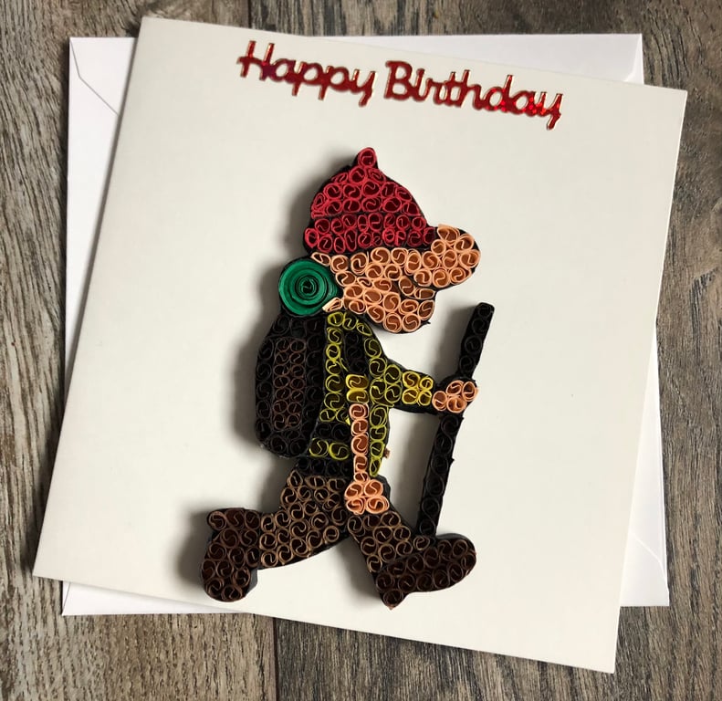 Rambler Quilled Card