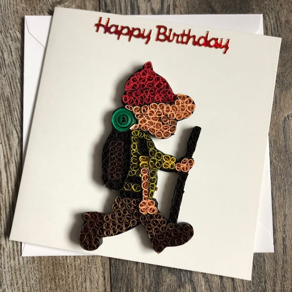 Rambler Quilled Card