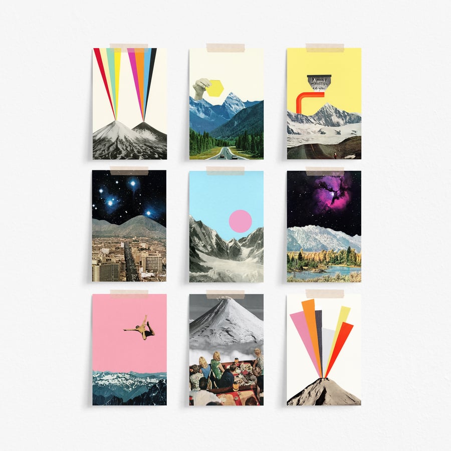Mountain Postcard Set of Nine - Mountains