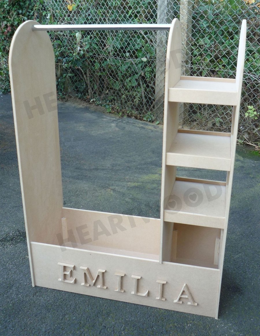 Dressing up stand 1000mm high-unpainted