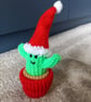 Hand Knitted Christmas Cactus - Decoration