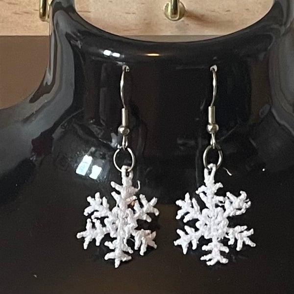 Handmade Free Standing Lace Earrings