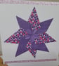 LARGE BLANK HANDMADE ORIGAMI PATTERNED DESIGN CARD. - Image 2