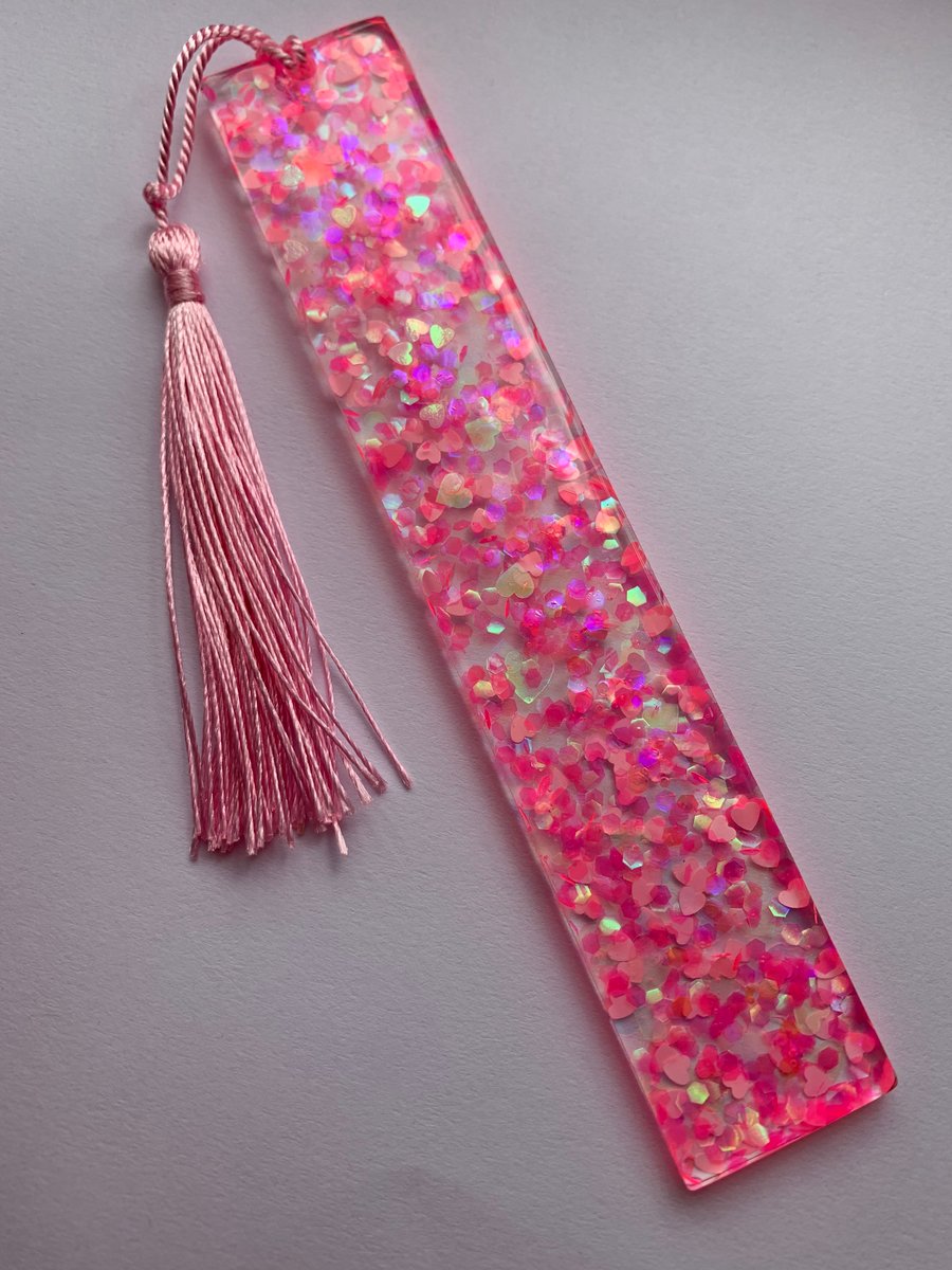 All pink bookmark