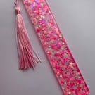 All pink bookmark