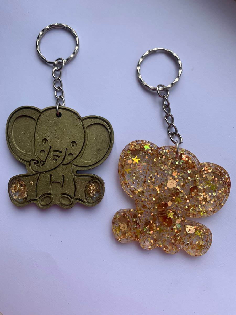 Lucky elephant keyring 