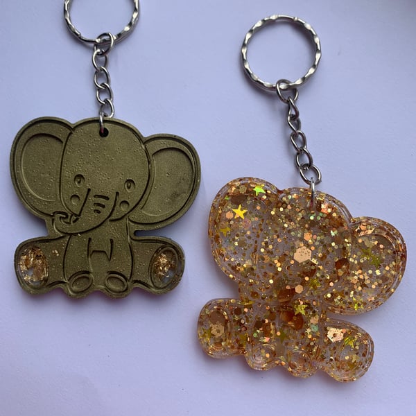 Lucky elephant keyring 