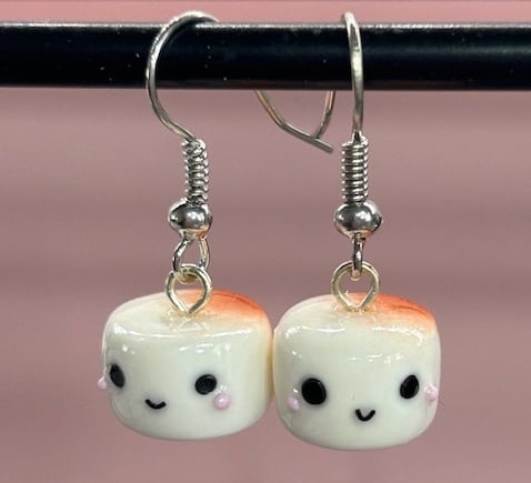 toasted Marshmallow Earrings
