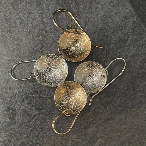 Simple Silver or 14k filled gold dangly Earrings