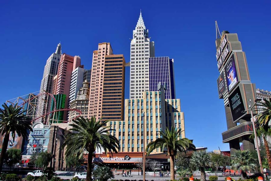 New York New York Las Vegas America Photograph Print