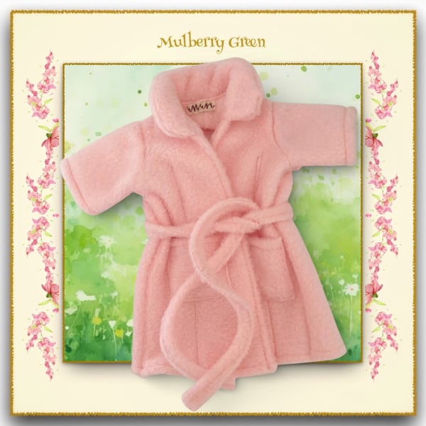 Cosy Pink Fleece Dressing Gown