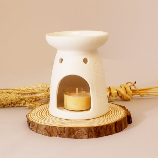 Ceramic Burner with Soy Wax T-lights