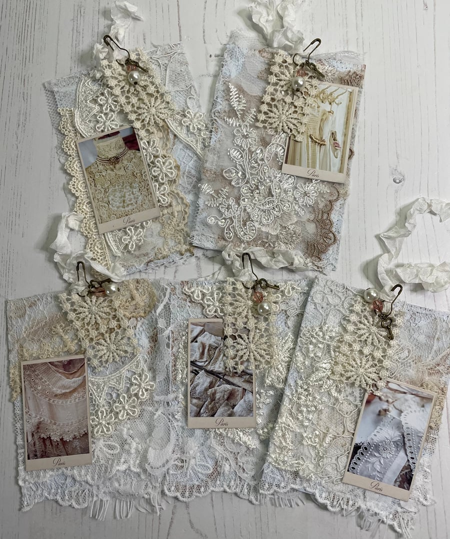 Ephemera - Lace Master board Tag Set by Carolee Crafts  PB8 0040