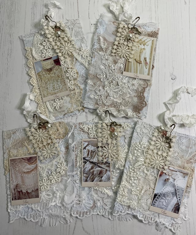 Ephemera - Lace Master board Tag Set by Carolee Crafts  PB8 0040