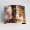 Etched copper hare cuff  20% off St Valentines day sale was 30 pounds