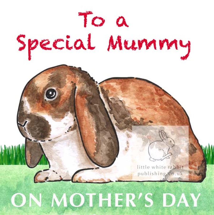 Sherry the Rabbit - Mother's Day Card