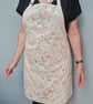 Adult apron in upcycled floral fabric - Image 3