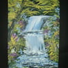 SFA 8x6 Original Acrylic waterfall painting 32