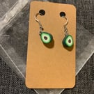 Avocado droplet earrings