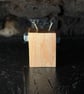 Bee Bot Block Bot - Handmade Wooden Robot Sculpture in Maple - Image 3