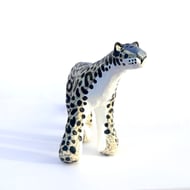 Paper Snow Leopard - Made To Order - joy gifts for adults nature inspired home