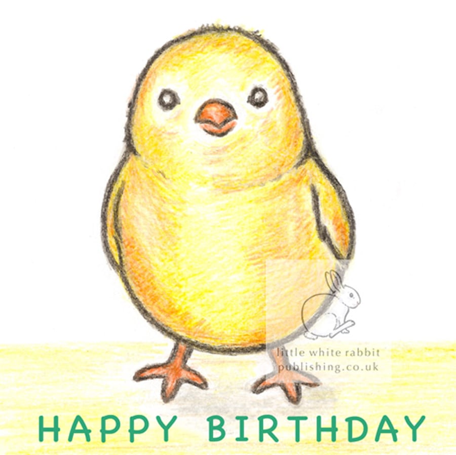 Chubby the Chick - Birthday Card
