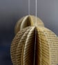 Paper Book Christmas Decorations, Beige, Globe, Librarycore - Image 3