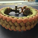 Adjustable paracord 550 survival bracelet to suit wrsit size 20cm to 21cm