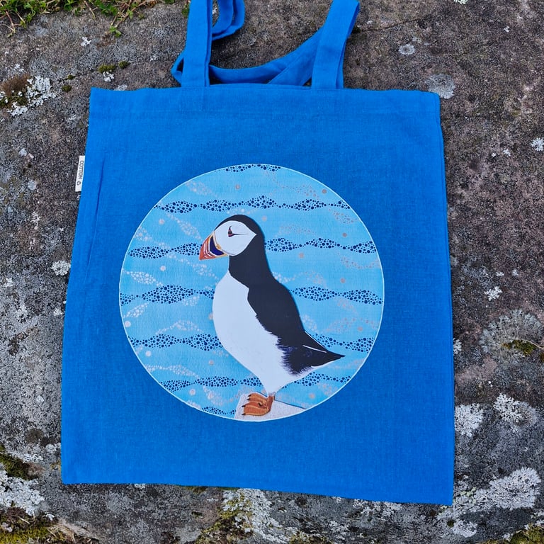 Tammie Norrie (Puffin) Recycled Cotton Tote Bag 